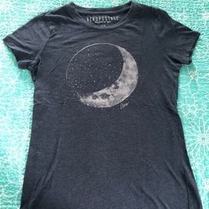 Aeropostale Free State Navy Blue Moon T-Shirt